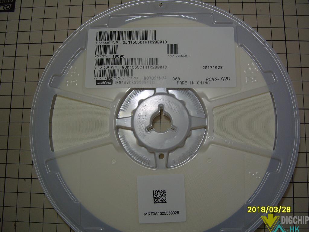 Cap Ceramic 1.2pF 50V C0G 0.1pF Pad SMD 0402 125C T/R